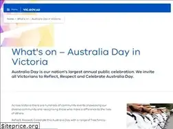 Sites similar to australiaday.vic.gov.au
