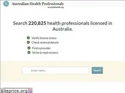 Sites similar to australiahealth.org