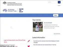 Sites similar to australianclinicaltrials.gov.au