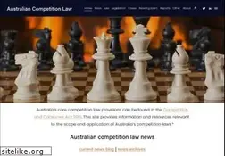 Sites similar to australiancompetitionlaw.org