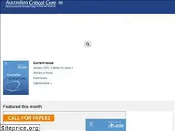Sites similar to australiancriticalcare.com