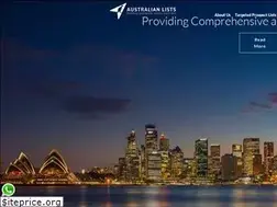 Sites similar to australianlists.com
