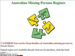 Sites similar to australianmissingpersonsregister.com