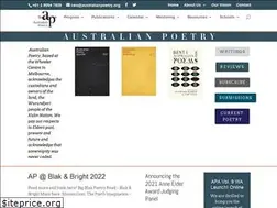 Sites similar to australianpoetry.org