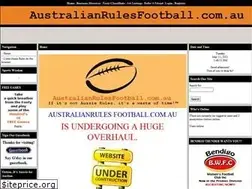 Sites similar to australianrulesfootball.com.au