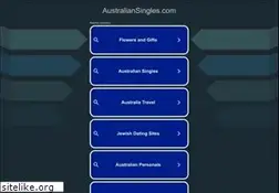 Sites similar to australiansingles.com