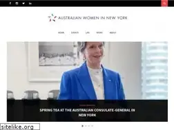 Sites similar to australianwomeninnewyork.org