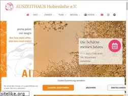 Sites similar to auszeithaus-hohenlohe.de