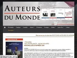 Sites similar to auteursdumonde.fr