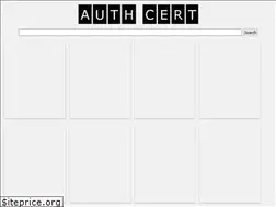 Sites similar to authcert.com