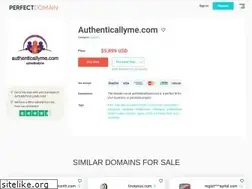 Sites similar to authenticallyme.com
