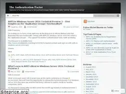 Sites similar to authenticationfactor.wordpress.com
