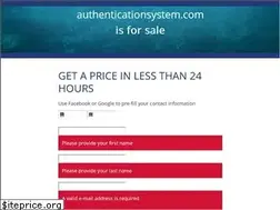 Sites similar to authenticationsystem.com