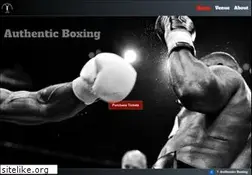 Sites similar to authenticboxing.com