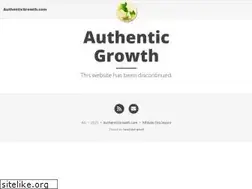 Sites similar to authenticgrowth.com