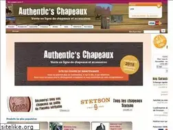 Sites similar to authentics-chapeaux.com