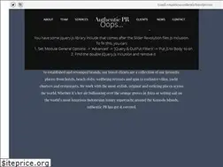 Sites similar to authentictravelpr.com
