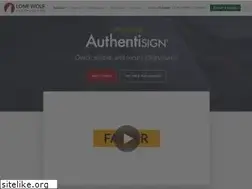 Sites similar to authentisign.com