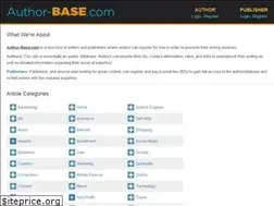 Sites similar to author-base.com