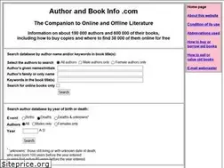 Sites similar to authorandbookinfo.com