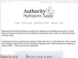Sites similar to authorityhydro.com