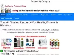 Sites similar to authorityproductshop.com