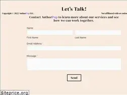 Sites similar to authorpop.co