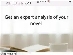 Sites similar to authors.ai