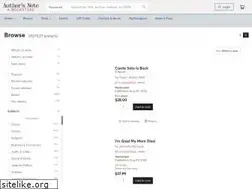 Sites similar to authorsnote.com