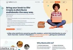 Sites similar to authorsrepublic.com