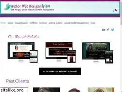 Sites similar to authorwebdesignsbytara.com