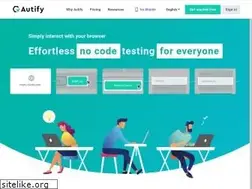 Sites similar to autify.com