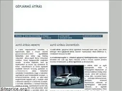 Sites similar to auto-atiras.hu