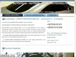 Sites similar to auto-foliazas.hu