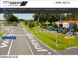 Sites similar to auto-gnieser.de