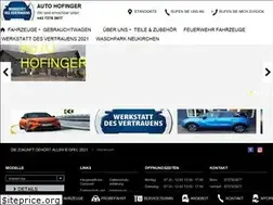 Sites similar to auto-hofinger.at