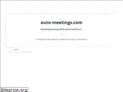 Sites similar to auto-meetings.com