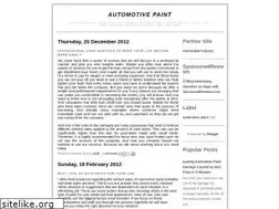 Sites similar to auto-motive-paint.blogspot.com