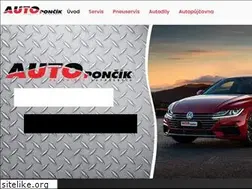 Sites similar to auto-poncik.cz