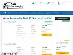 Sites similar to auto-subwoofer-test.de