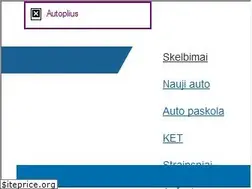 Sites similar to auto.plius.lt