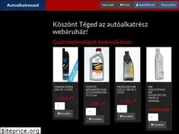 Sites similar to autoalkatreszed.hu