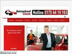 Sites similar to autoankauf-check.de
