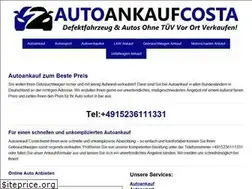 Sites similar to autoankauf-costa.de