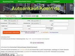 Sites similar to autoankauf-koeln.de