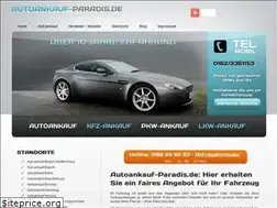 Sites similar to autoankauf-paradis.de