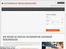 Sites similar to autoankauf-recklinghausen.de