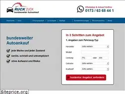 Sites similar to autoankauf-ruckzuck.de
