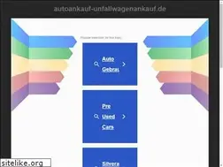 Sites similar to autoankauf-unfallwagenankauf.de