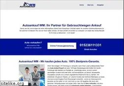 Sites similar to autoankauf-wm.de